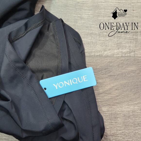 Yonique One Shoulder Tankini Swimsuit Size L - Picture 2 of 5